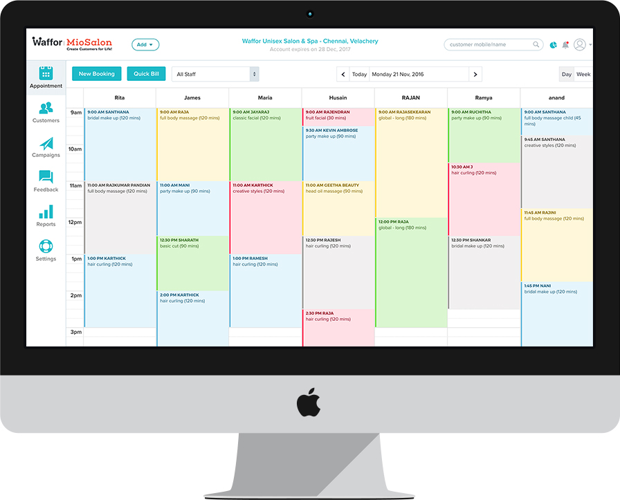 Fitness & Yoga Center Software